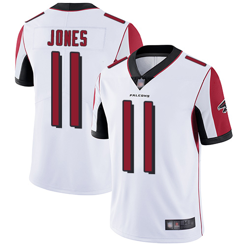 Atlanta Falcons Limited White Men Julio Jones Road Jersey NFL Football #11 Vapor Untouchable->atlanta falcons->NFL Jersey